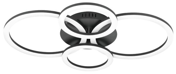 STROPNÍ LED SVÍTIDLO, 61,5/45/8 cm Eglo - Online Only svítidla, Online Only