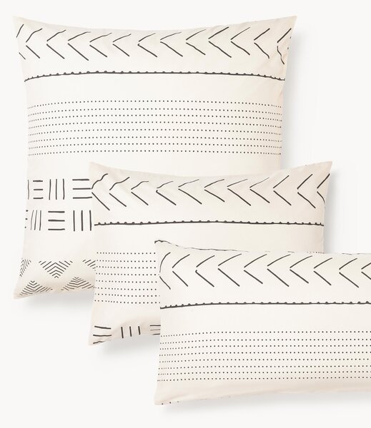 Povlak na polštář z bavlněného perkálu se vzorem v boho stylu Kohana