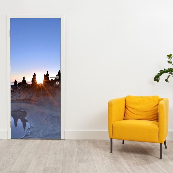 Fototapeta na dveře - Písečná scenérie (95x205cm)