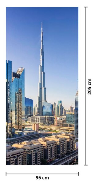 Fototapeta na dveře - Dubajské ráno (95x205cm)