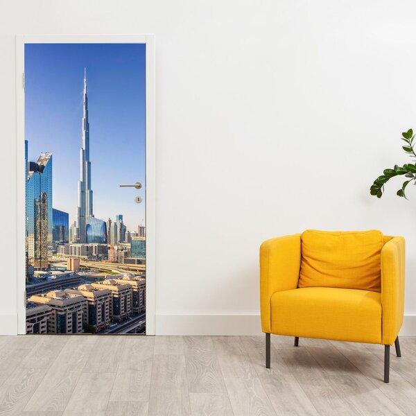 Fototapeta na dveře - Dubajské ráno (95x205cm)