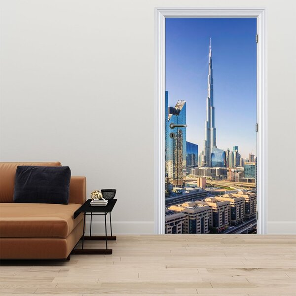 Fototapeta na dveře - Dubajské ráno (95x205cm)