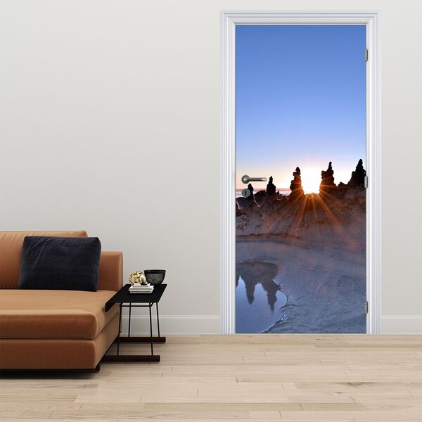 Fototapeta na dveře - Písečná scenérie (95x205cm)