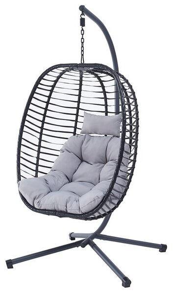 Závěsné křeslo SWINGTAN – šedá