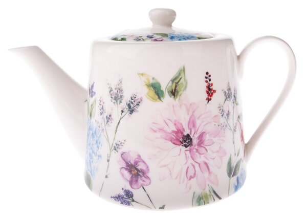 Porcelánová konvice na čaj Flower Garden, 0,9 l