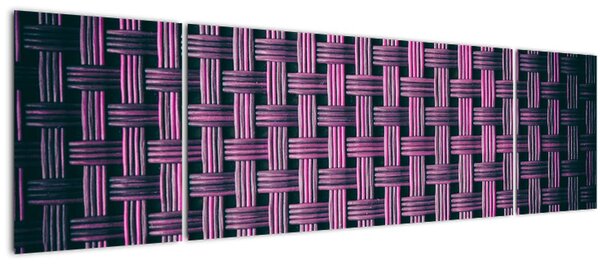Obraz fialové textury (170x50 cm)