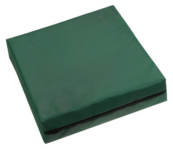 Bellatex Sedák nepromokavý 40x40x10 cm potah na zip zelená