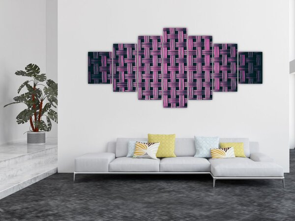 Obraz fialové textury (210x100 cm)