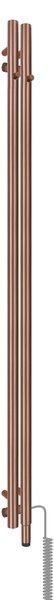 Oltens Stang elektrický radiátor 180x9.5 cm měděná kartáčovaný 55110610