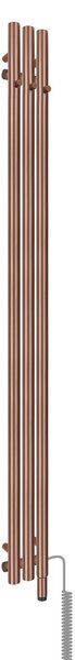 Oltens Stang elektrický radiátor 180x15 cm měděná kartáčovaný 55111610