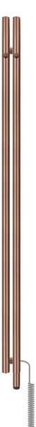 Oltens Stang elektrický radiátor 180x9.5 cm měděná kartáčovaný 55110610