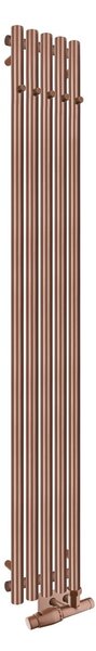 Oltens Stang koupelnový radiátor designově 180x26 cm měděná kartáčovaný 55017610