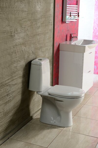 Aqualine Aqualine, RIGA WC kombi, spodní odpad, splachovací mechanismus, RG801