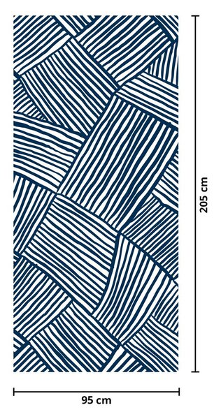 Fototapeta na dveře - 3D linie (95x205cm)