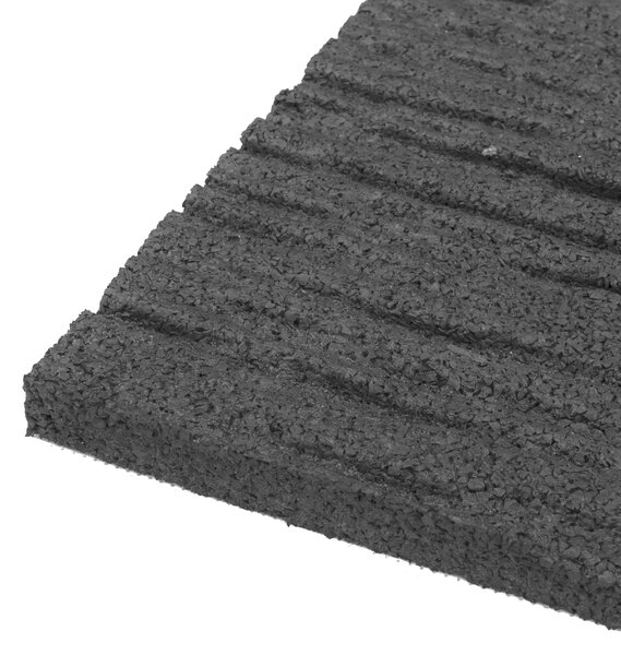 Zahradní nášlap RAILROAD TIE, šedý, gumový MHEU5000166
