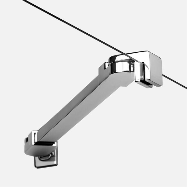 New Trendy New Soleo sprchová zástěna walk-in 80 cm chrom lesk/průhledné sklo K-0458-WP