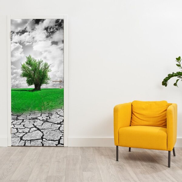 Fototapeta na dveře - Kus přírody ve městě (95x205cm)