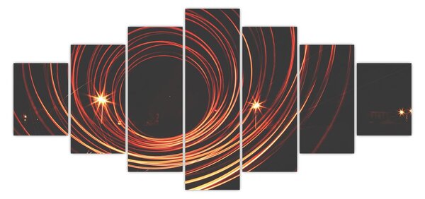 Obraz abstraktních linek (210x100 cm)