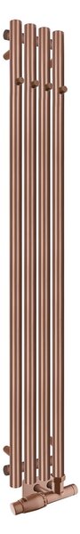 Oltens Stang koupelnový radiátor designově 150x20.5 cm měděná kartáčovaný 55020610