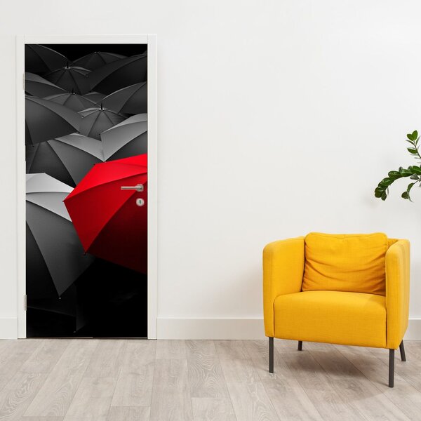 Fototapeta na dveře - Otevřené deštníky (95x205cm)