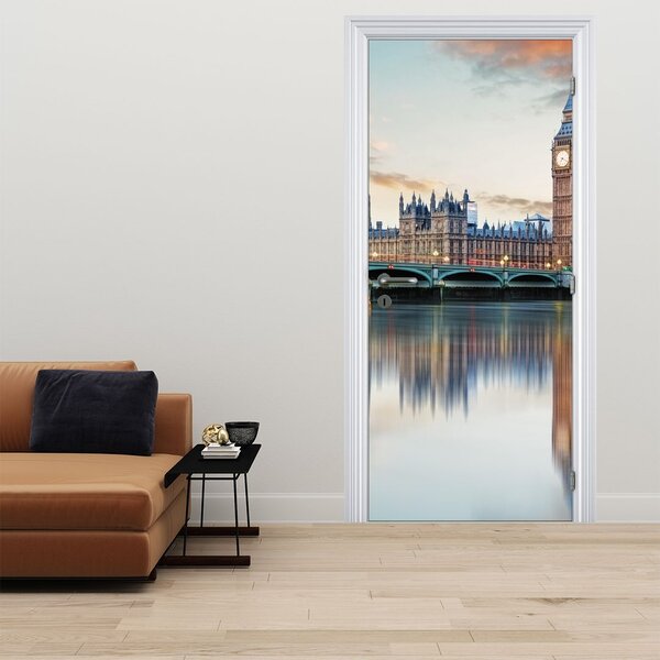 Fototapeta na dveře - Londýnský Houses of Parliament (95x205cm)