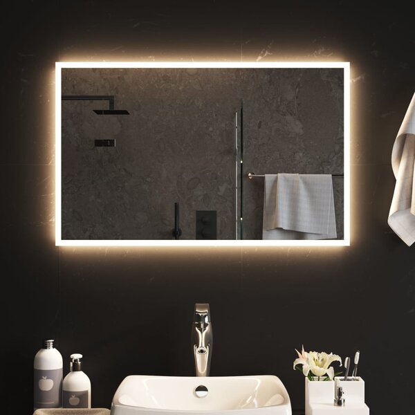 Koupelnové zrcadlo s LED osvětlením 50x80 cm