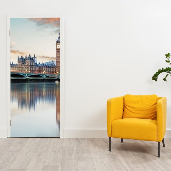 Fototapeta na dveře - Londýnský Houses of Parliament (95x205cm)