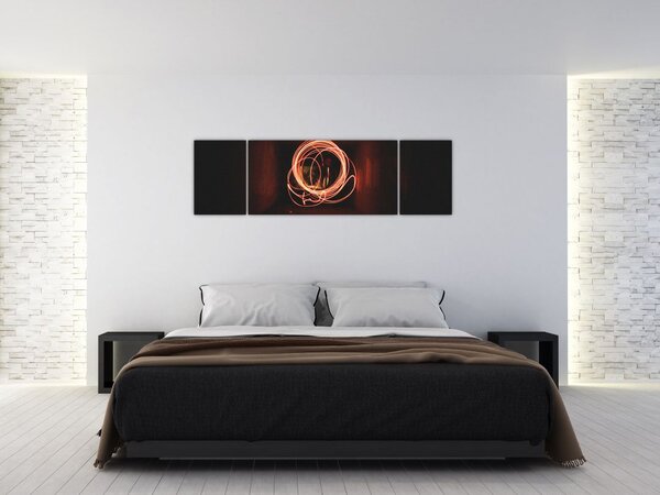 Obraz - čáry v tunelu (170x50 cm)