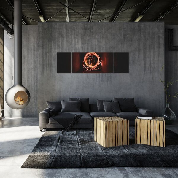 Obraz - čáry v tunelu (170x50 cm)