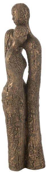 -25 % Dny MOMENTI– J-line Hnědá soška Affection 48,5 cm