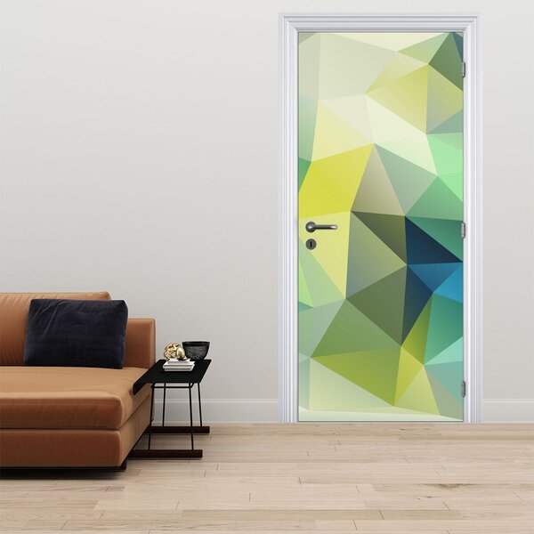 Fototapeta na dveře - Geometrická abstrakce (95x205cm)