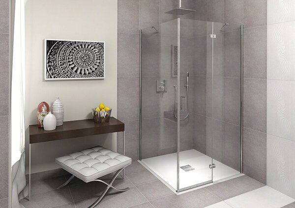 Polysan Polysan, FLEXIA sprchová vanička z litého mramoru s možností úpravy rozměru 150x90x3cm, 72898