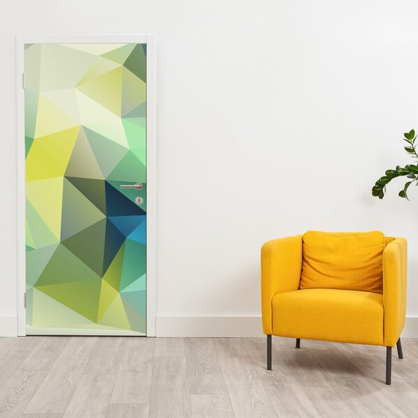 Fototapeta na dveře - Geometrická abstrakce (95x205cm)