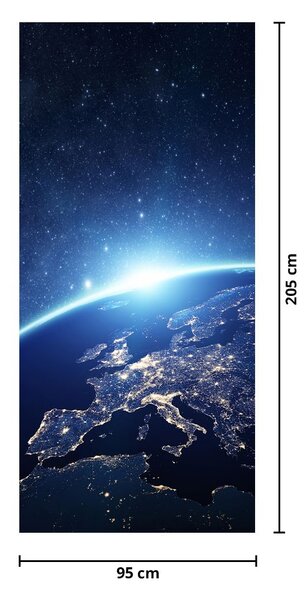 Fototapeta na dveře - Planeta Země (95x205cm)