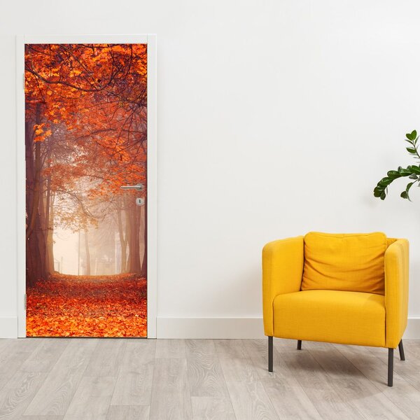 Fototapeta na dveře - Podzimní les (95x205cm)