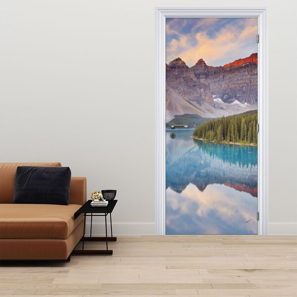 Fototapeta na dveře - Horská kanadská krajina (95x205cm)
