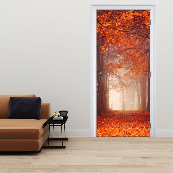 Fototapeta na dveře - Podzimní les (95x205cm)