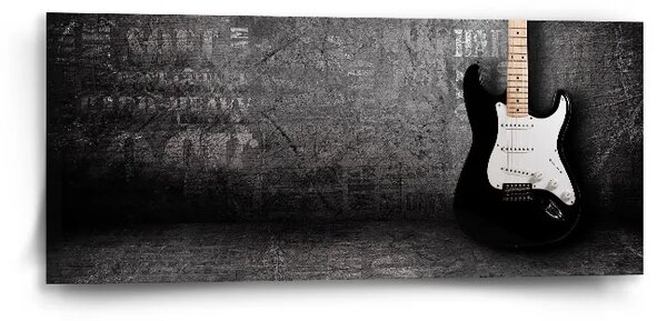 Sablio Obraz Kytara - 110x50 cm