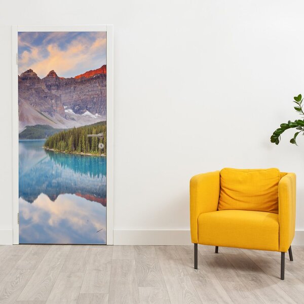 Fototapeta na dveře - Horská kanadská krajina (95x205cm)
