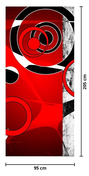 Fototapeta na dveře - Abstrakce (95x205cm)