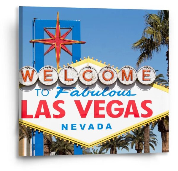 Sablio Obraz Welcome to Las Vegas - 50x50 cm