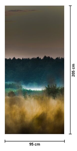 Fototapeta na dveře - Horská krajina (95x205cm)