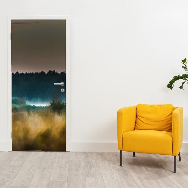 Fototapeta na dveře - Horská krajina (95x205cm)