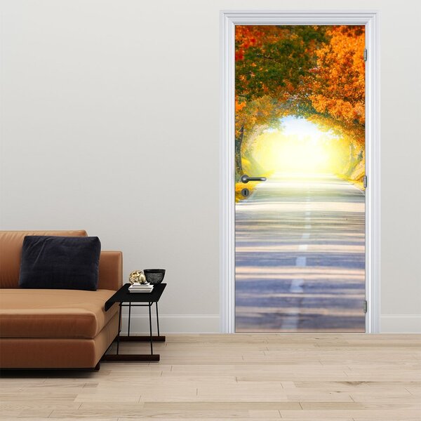 Fototapeta na dveře - Brána z korun stromů (95x205cm)