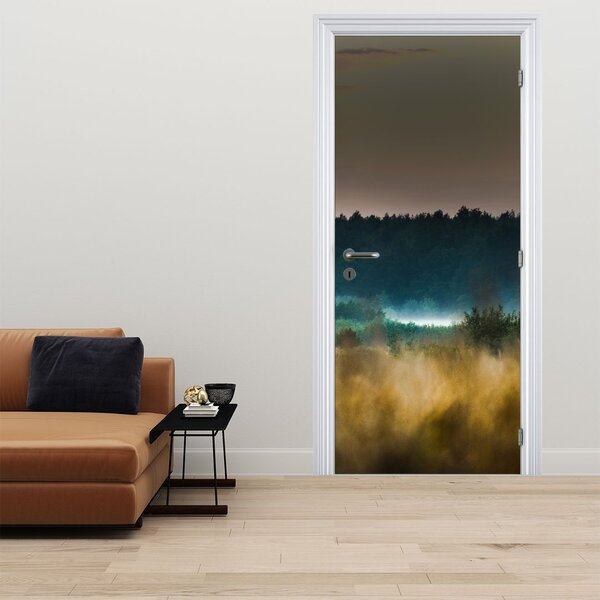 Fototapeta na dveře - Horská krajina (95x205cm)