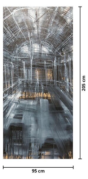 Fototapeta na dveře - Interiér staré budovy (95x205cm)