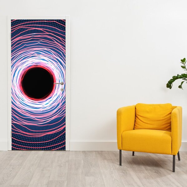 Fototapeta na dveře - Abstrakce kruhu (95x205cm)