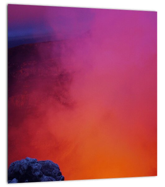 Obraz - vulkán (30x30 cm)