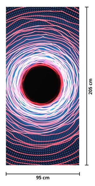 Fototapeta na dveře - Abstrakce kruhu (95x205cm)