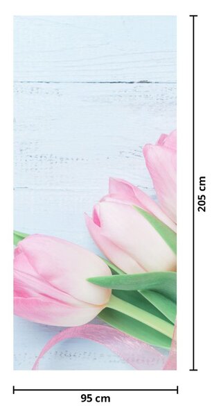 Fototapeta na dveře - Kytice tulipánů (95x205cm)